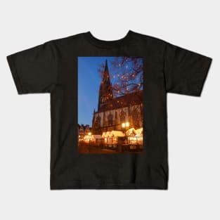 Lambertikirche, church, Christmas market, Munster, city, Westphalia Kids T-Shirt